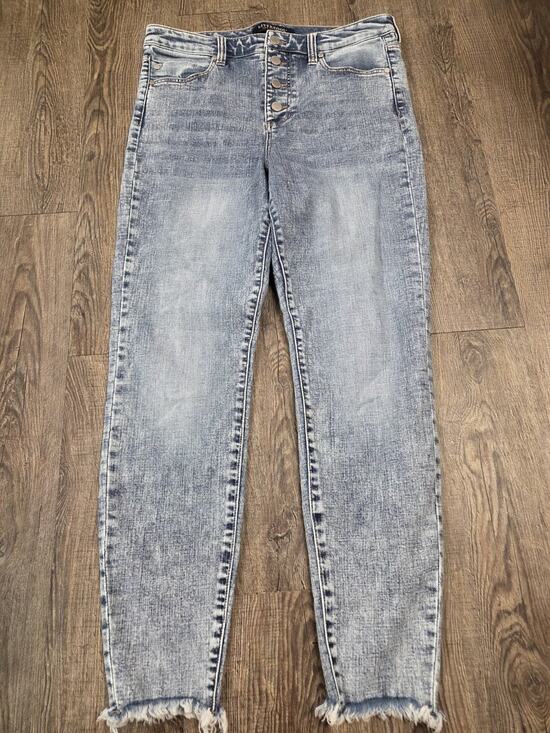 Liverpool Jeans Denim - Liverpool ABBY HI-RISE Ankle skinny Button Fly Jeans Denim Stretch 10/30